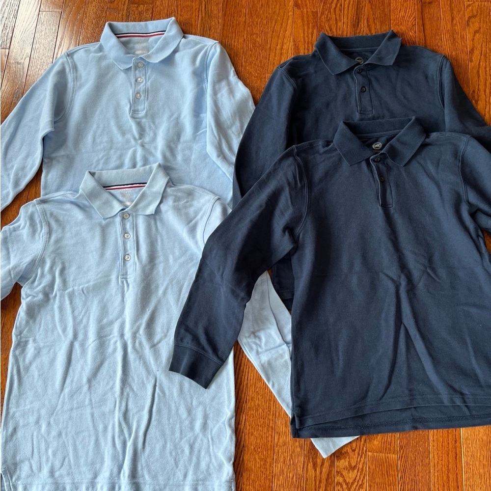 Boys Long Sleeve Polo Shirts